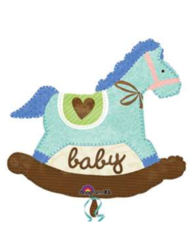 PALLONE MYLAR HORSE BABY 66X74 - L'Officina delle feste