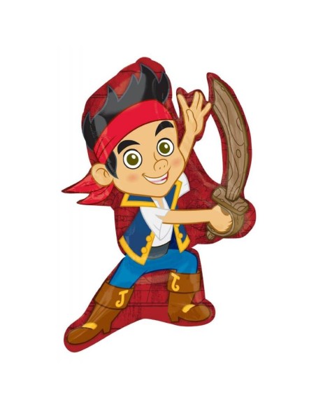 PALLONE MYLAR JAKE NEVERLAND PIRATES 55X78CM - L'Officina delle