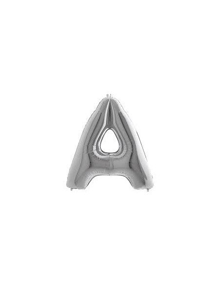 PALLONE MYLAR LETTERA " A " ARGENTO CM. 35 - L'Officina delle PALLONE MYLAR LETTERA " A " ARGENTO CM. 35 - L'Officina delle