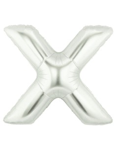 PALLONE MYLAR LETTERA " X " ARGENTO - L'Officina delle feste 2
