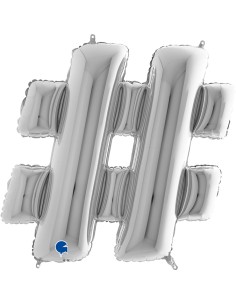 PALLONE MYLAR MEGA - ARGENTO 102CM - L'Officina delle feste 2