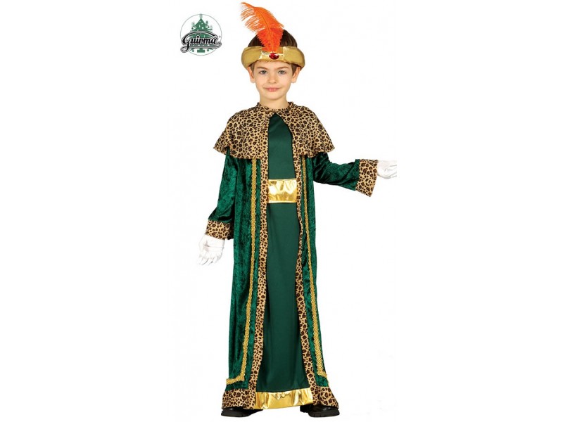 COSTUME RE MAGIO BAMBINO NEGRO 3-4 ANNI