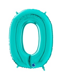 PALLONE MYLAR MEGA N. 0 TIFFANY 102CM - L'Officina delle feste 2