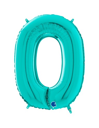 PALLONE MYLAR MEGA N. 0 TIFFANY 102CM - L'Officina delle feste