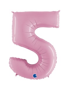 PALLONE MYLAR MEGA N. 5 ROSA 102CM - L'Officina delle feste 2