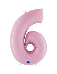 PALLONE MYLAR MEGA N. 6 - 9 ROSA 102CM - L'Officina delle feste 2
