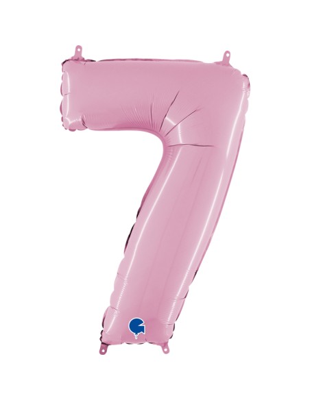 PALLONE MYLAR MEGA N. 7 ROSA 102CM - L'Officina delle feste