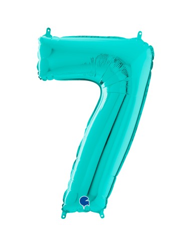 PALLONE MYLAR MEGA N. 7 TIFFANI 102CM - L'Officina delle feste