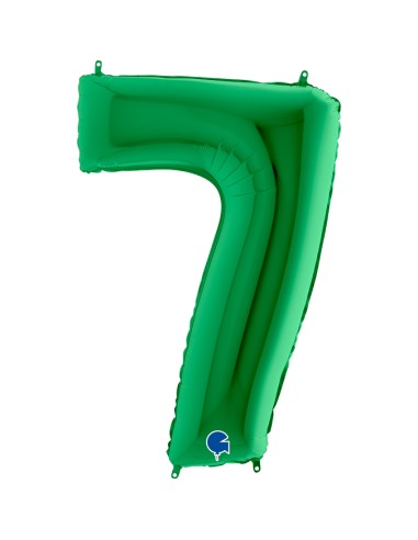 PALLONE MYLAR MEGA N. 7 VERDE 102CM - L'Officina delle feste