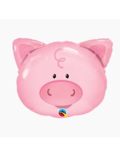 PALLONE MYLAR MINISHAPE 14" MAIALINO PIG 35CM - L'Officina 2