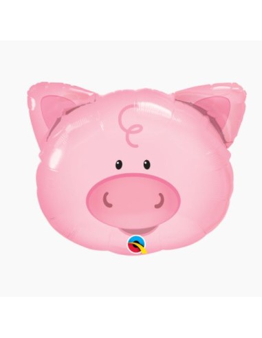 PALLONE MYLAR MINISHAPE 14" MAIALINO PIG 35CM - L'Officina