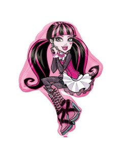 Pallone mylar Monster High 23"/58cm Frankie Stein Draculaura - 2