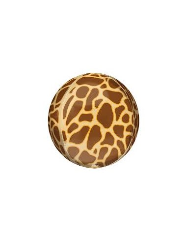 PALLONE MYLAR ORBZ GIRAFFE PRINT 38X40CM - L'Officina delle
