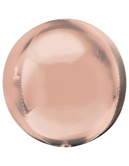 PALLONE MYLAR ORBZ ROSE GOLD JUMBO 53CM. - L'Officina delle