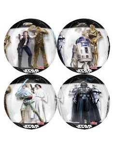 PALLONE MYLAR ORBZ STAR WARS 3D 38CM 1PZ - L'Officina delle 2