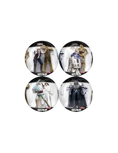 PALLONE MYLAR ORBZ STAR WARS 3D 38CM 1PZ - L'Officina delle