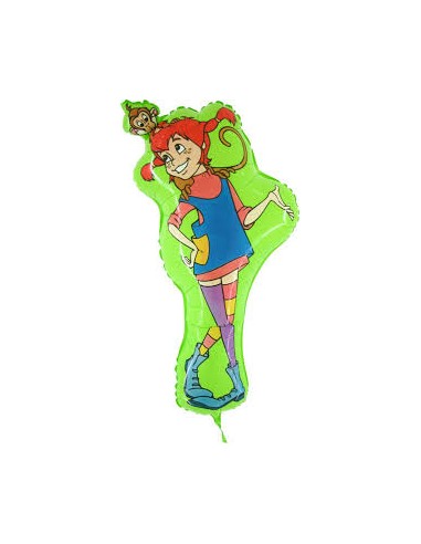 PALLONE MYLAR PIPPI CALZELUNGHE CM90/36" - L'Officina delle