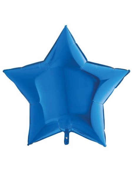 PALLONE MYLAR STELLA 18" BLU 45CM - L'Officina delle feste PALLONE MYLAR STELLA 18" BLU 45CM - L'Officina delle feste