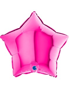 PALLONE MYLAR STELLA 18" FUCSIA CM. 45 - L'Officina delle feste 2