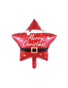 PALLONE MYLAR STELLA 18" MERRY CHRISTMAS CM. 45 - L'Officina 2