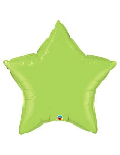 PALLONE MYLAR STELLA 9" VERDE MELA 23CM - L'Officina delle feste 2