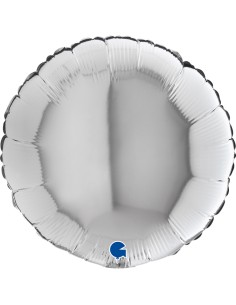 PALLONE MYLAR TONDO 18" SILVER CM. 45 - L'Officina delle feste 2