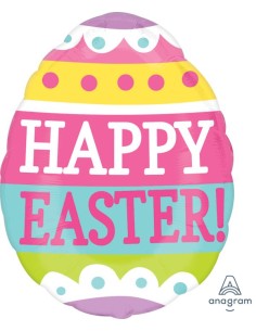 PALLONE MYLAR UOVO DI PASQUA 40CM - L'Officina delle feste 2