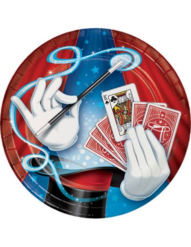 PIATTO MAGIC PARTY CM. 18CM PZ.8 - L'Officina delle feste
