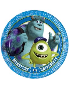 Piatto 20 cm busta 8 pz *Monster University - L'Officina delle 2