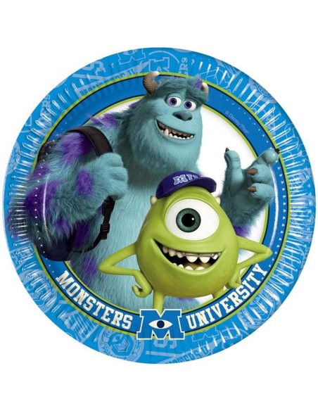Piatto 20 cm busta 8 pz *Monster University - L'Officina delle Piatto 20 cm busta 8 pz *Monster University - L'Officina delle
