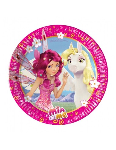 PIATTO 20 CM. 8 PZ MIA & ME - L'Officina delle feste