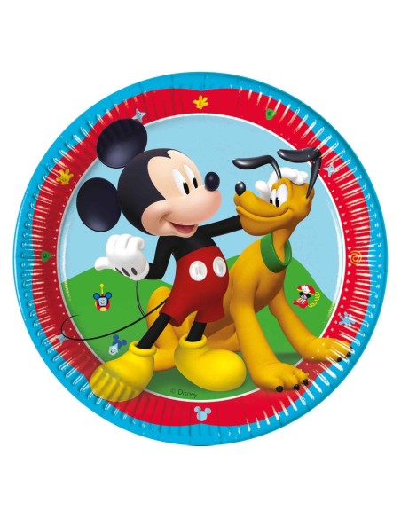 PIATTO 20CM 8 PZ TOPOLINO MICKEY ROCK THE HOUSE - L'Officina PIATTO 20CM 8 PZ TOPOLINO MICKEY ROCK THE HOUSE - L'Officina