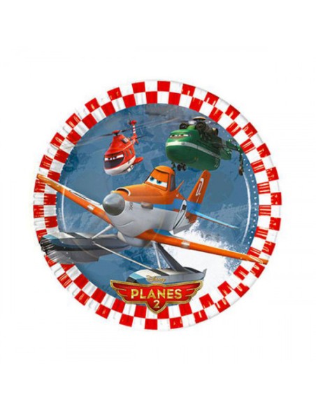 PIATTO 20CM 8PZ PLANES 2 - L'Officina delle feste