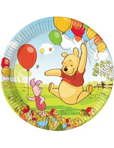 Piatto 23 cm busta 8 pz WINNIE THE POOH - L'Officina delle feste 2