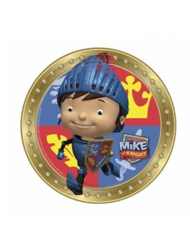 PIATTO 23 CM MIKE TNE KNIGHT IL CAVALIERE 8 PZ - L'Officina