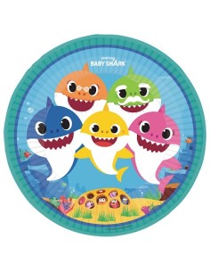 PIATTO 23CM BABY SHARK PZ. 8 - L'Officina delle feste 2