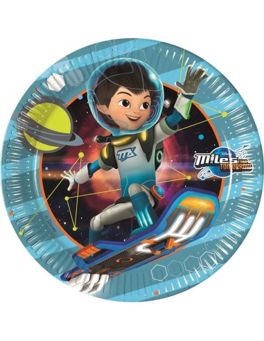 PIATTO 23CM 8PZ MILES DAL FUTURO - L'Officina delle feste