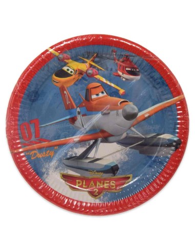 PIATTO 23CM 8PZ PLANES 2 - L'Officina delle feste