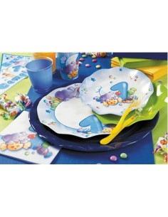 PIATTO 27CM 1° COMPL. CEL. EXTRA 10PZ - L'Officina delle feste 2