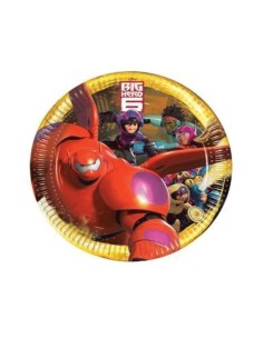PIATTO CARTA 20CM BIG HERO 8PZ - L'Officina delle feste 2