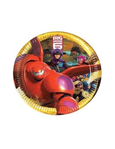 PIATTO CARTA 20CM BIG HERO 8PZ - L'Officina delle feste