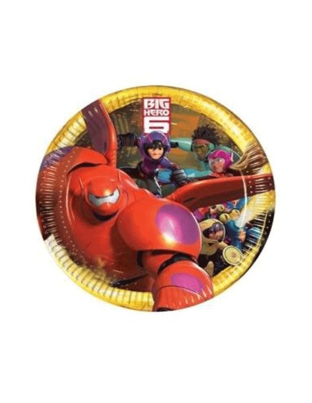 PIATTO CARTA 20CM BIG HERO 8PZ - L'Officina delle feste