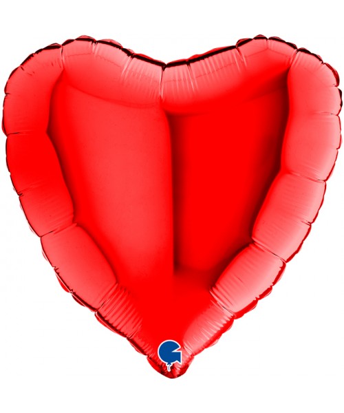 PALLONE CUORE MYLAR 18" RED