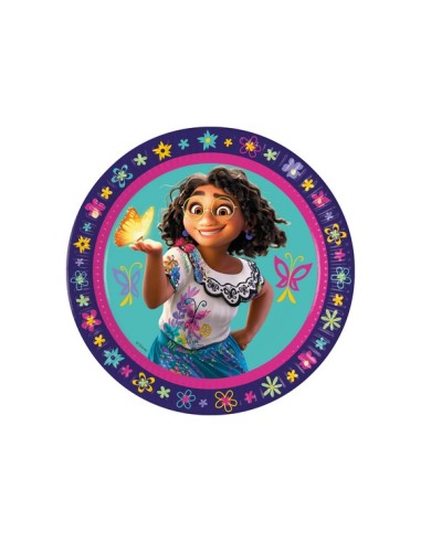 PIATTO CARTA 23CM ENCANTO 8PZ - L'Officina delle feste