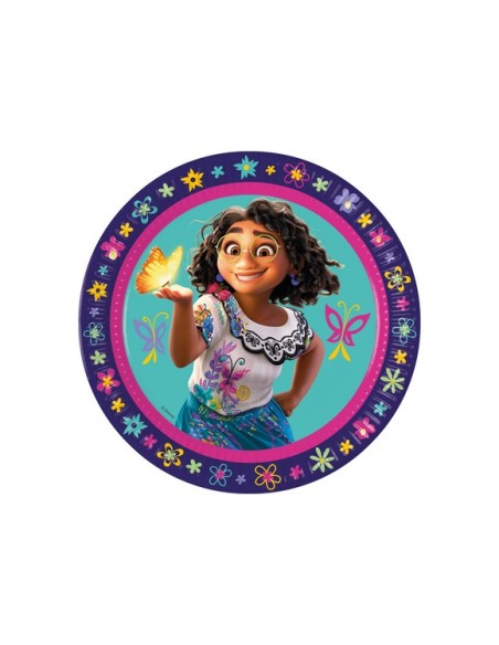 PIATTO CARTA 23CM ENCANTO 8PZ - L'Officina delle feste