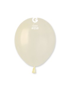 PALLONI LATTECE 5" PZ.100 IVORY PERL - L'Officina delle feste 2