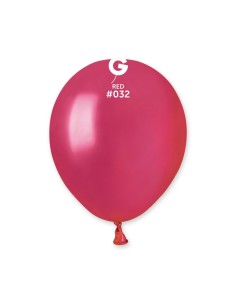 PALLONI LATTECE 5" PZ.100 ROSSO PERLATO 13CM - L'Officina delle 2