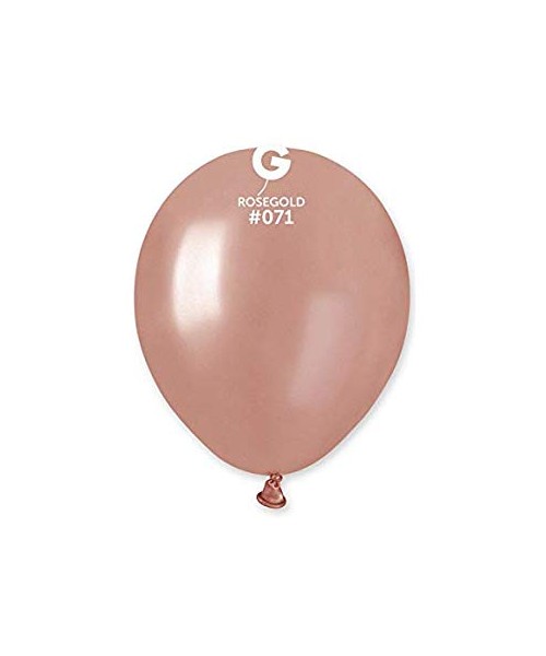 PALLONI LATTICE 5" ROSE GOLD MET. PZ.100