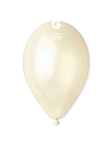 PALLONI LATTICE 12" PZ.100 IVORY PERL - L'Officina delle feste