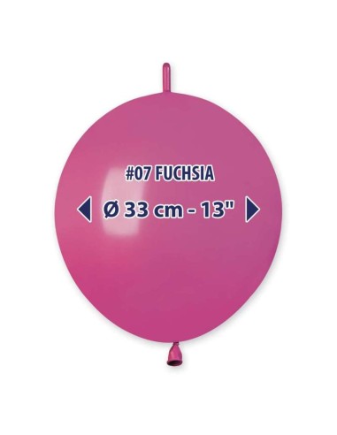 PALLONI LATTICE 13" LINK PAST.FUXIA 100PZ - L'Officina delle